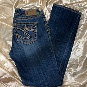 Silver jeans